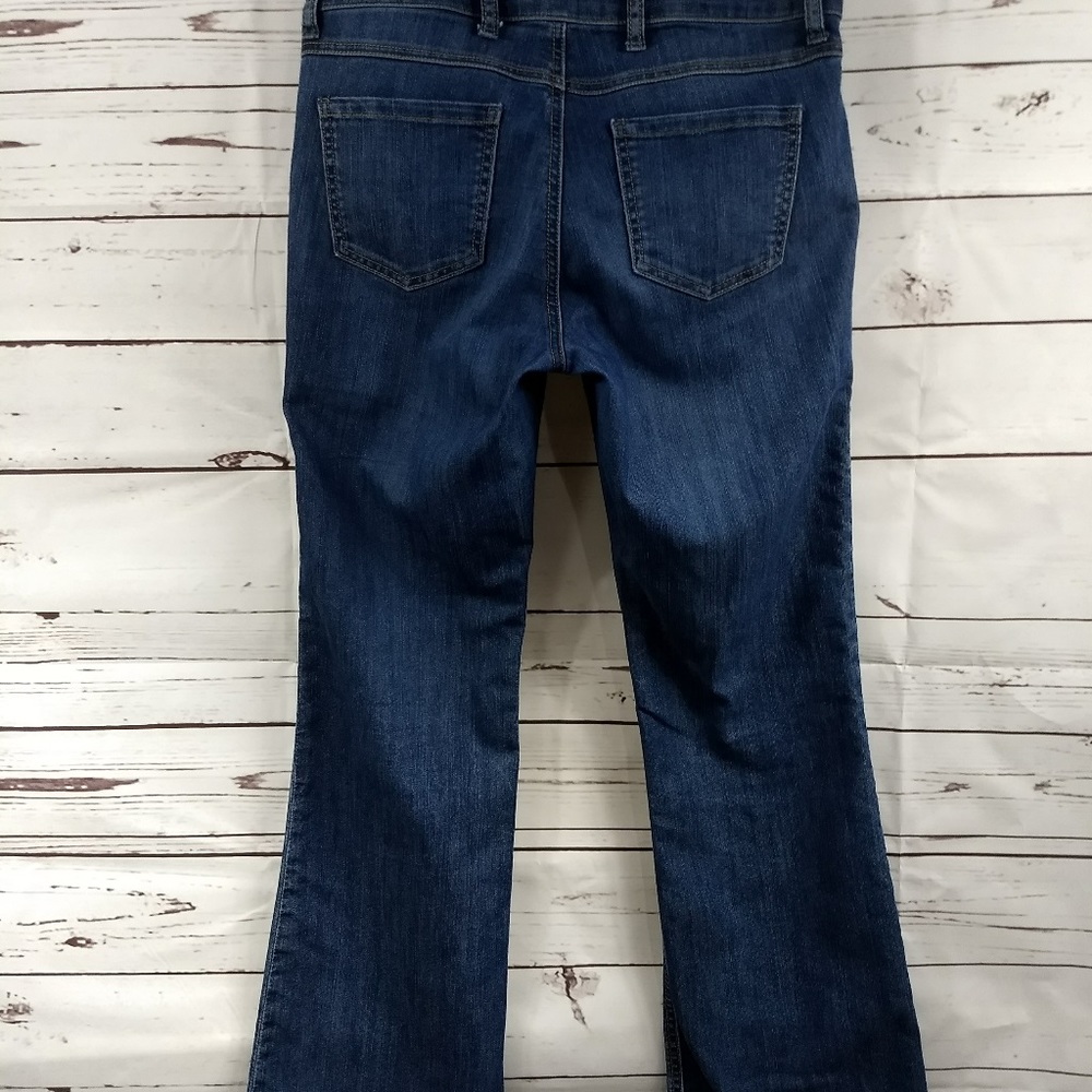 CAbi Denim Sz 4 Boot Leg Medium Wash - Picture 5 of 6